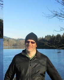 Portrait of Roark, outdoors by a lake